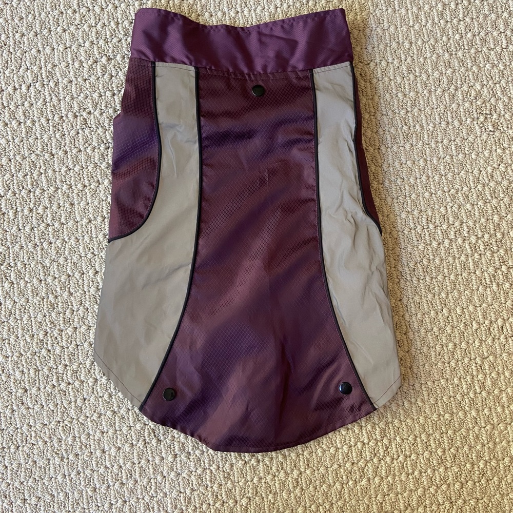 Purple Top Paw 3-in-1 rain coat (L)